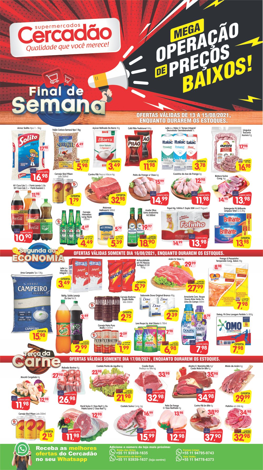 Jornal de Ofertas Cercadão Supermercados